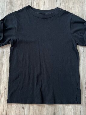 Topshop Black Crewneck Tee